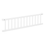 Locking rail for XXL box spring bed - bassinet use - white lacquered