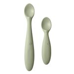 2 pcs silicone spoon set - Sage