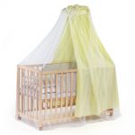 Insektenschutz für Kinderbett mit Himmel - Weiß