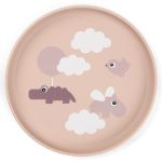 Learning to eat plate - Happy Clouds - Powder