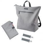 Changing backpack incl. changing mat & stroller attachment - Grey