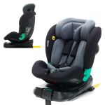 Reboarder child seat Luca 360° i-Size from birth - 12 years (40 cm -150 cm) with Isofix base & support leg - Black Grey