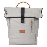 2 in 1 Diaper Backpack & Diaper Bag N°6 with changing mat and many compartments - Granite Grey Mottled