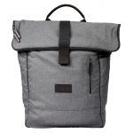 2 in 1 Diaper Backpack & Diaper Bag N°6 with changing mat and many compartments - Grey