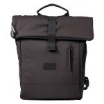 2 in 1 diaper backpack & diaper bag N°6 with changing mat and many compartments - Chocolate brown
