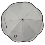 Parasol with UV 50+ for oval and round tube frames - granite gray mottled