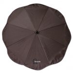 Parasol with UV 50+ for oval and round tube frames - chocolate brown