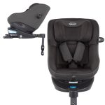 Reboarder child seat Turn2Me i-Size from birth - 4 years (40 cm-105 cm) with seat reducer & Isofix base - Heather