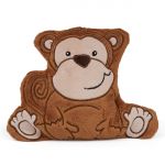 Heat cushion with grape seed filling heat zoo - monkey