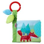 Buggy book forest animals - with teething corner