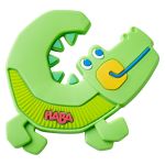 Silicone teething ring / gripping toy crocodile