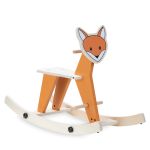 2in1 rocking animal Rock N Swing (convertible to seat, FSC certified wood) - Fox