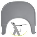 Essbrett und Tisch für Alpha Hochstuhl (Click Tray) - Grey / Grau