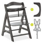 High chair Alpha Plus Select - Charcoal / Dark gray