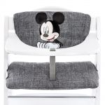Highchair cushion & seat reducer - Disney Deluxe - Mickey Grey
