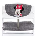 Highchair cushion & seat reducer - Disney Deluxe - Minnie Grey