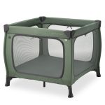 Travel cot & playpen Sleep N Play SQ Set (with comfort mattress & side entry) - Dark Green