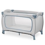 Sleep N Play Go Plus travel cot (with wheels and side entry) - Dusty Blue