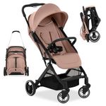 Travel buggy & pushchair Travel N Care Plus with reclining function, only 7.2 kg (load capacity up to 22 kg) - Hazelnut