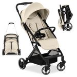 Travel buggy & pushchair Travel N Care Plus with reclining function, only 7.2 kg (load capacity up to 22 kg) - Vanilla