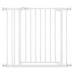 Door safety gate incl. extension Open N Stop 2 (75-80 cm) incl. 9 cm extension - White - White