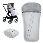 Winter-Fußsack für Kinderwagen und Buggy Pushchair Footmuff - Grau