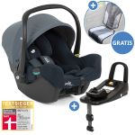 Babyschale i-Snug 2 i-Size ab Geburt-13 kg (40 cm-75 cm) inkl. i-Base Advance & GRATIS Autositz-Schutzunterlage - Lagoon