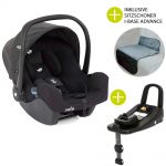 Babyschale i-Snug i-Size inkl. i-Base Advance & Autositz - Schutzunterlage - Coal