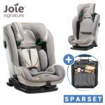 Child seat i-Plenti i-Size from 15 months - 12 years (76 cm - 150 cm) incl. Isofix, Top Tether & backrest protection Cover Me - Signature - Oyster