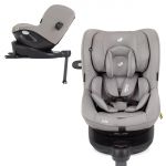 Reboarder-Kindersitz i-Spin 360 R i-Size - ab Geburt - 4 Jahre (40-105 cm) mit Isofix-Basis - Gray Flannel