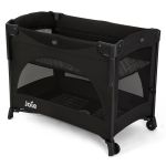Travel cot and co-sleeper Kubbie Sleep from birth-15 kg incl. mattress, carrycot & harness system - Shale