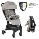Travel buggy Pact with only 6 kg incl. transport bag, adapter & rain cover - Gray Flannel