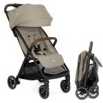 Travel buggy & pushchair Pact Pro up to 22 kg load capacity with reclining position only 6.3 kg light incl. transport bag, adapter & ratchet protection - Oak