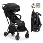 Travel buggy & pushchair Tourist up to 15 kg load capacity only 6.3 kg light with reclining function incl. rain cover, adapter, carrying strap & carrycot - Signature - Eclipse