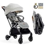 Travel buggy & pushchair Tourist up to 15 kg load capacity only 6.3 kg light with reclining function incl. rain cover, adapter, carrying strap & carrycot - Signature - Oyster