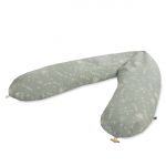 Nursing pillow Nappy micro bead filling incl. cover 190 cm - Organic - Wildflower