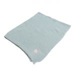 Babydecke Knitt Blanket in Strickoptik 75 x 100 cm - Slit Green