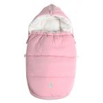 Fleece footmuff Jersey Hood for infant carriers and bassinets - Birdal Rose