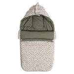 Sophia jersey footmuff for baby carriages and buggies - Leave