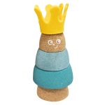 Cork stacking toy King - 5 pieces
