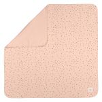 Babydecke Interlock Blanket 80 x 80 cm - Dots Powder Pink