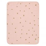 Babydecke Muselin Blanket GOTS 75 x 100 cm - Dots Powder Pink
