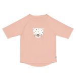 Bade-Shirt LSF Short Sleeve Rashguard - Leopard Pink - Gr. 92