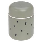 Edelstahl Behälter Food Jar - Happy Prints - Light Olive