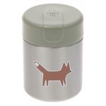 Stainless Steel Container Food Jar - Little Forest Fox - Olive