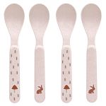Spoon 4 pack Spoon - Little Forest Rabbit - Rose