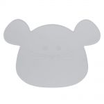 Silikon-Tischunterlage - Little Chums Mouse - Grey