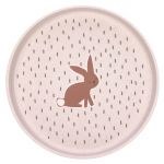 Teller Plate - Little Forest Rabbit - Rose