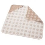 Changing mat & changing pad set Matty wipeable incl. pad Topper and hooded bath towel Hoodie - Cappucino