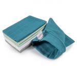 Gauze wash glove 8 pack 15 x 20 cm - Patina / Mint